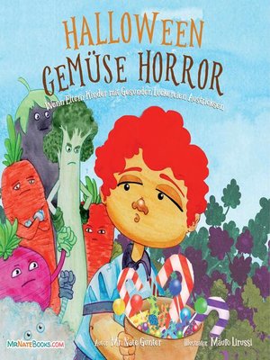 cover image of Halloween Vegetable Horror Children's Book (German)